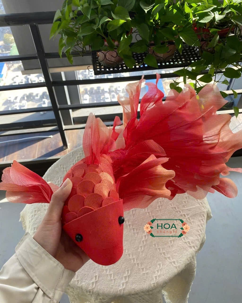 Cá chép thủ công có thể lắp đèn XH014 6 Cá chép thủ công có thể lắp đèn XH014 là lựa chọn hàng đầu của nhiều khách hàng