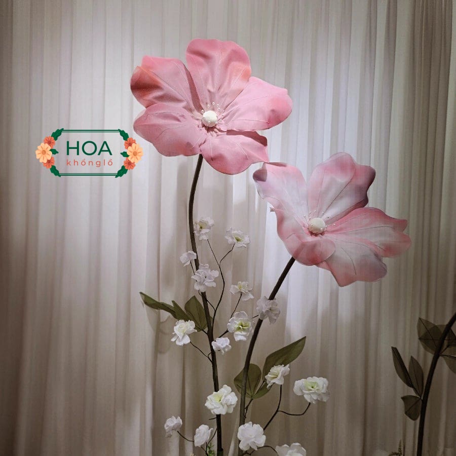 Set 6 cây hoa vải XH025 8 Quy trình sản xuất set 6 cây hoa vải xh025 vô cùng tinh tế và tỉnh mỉ