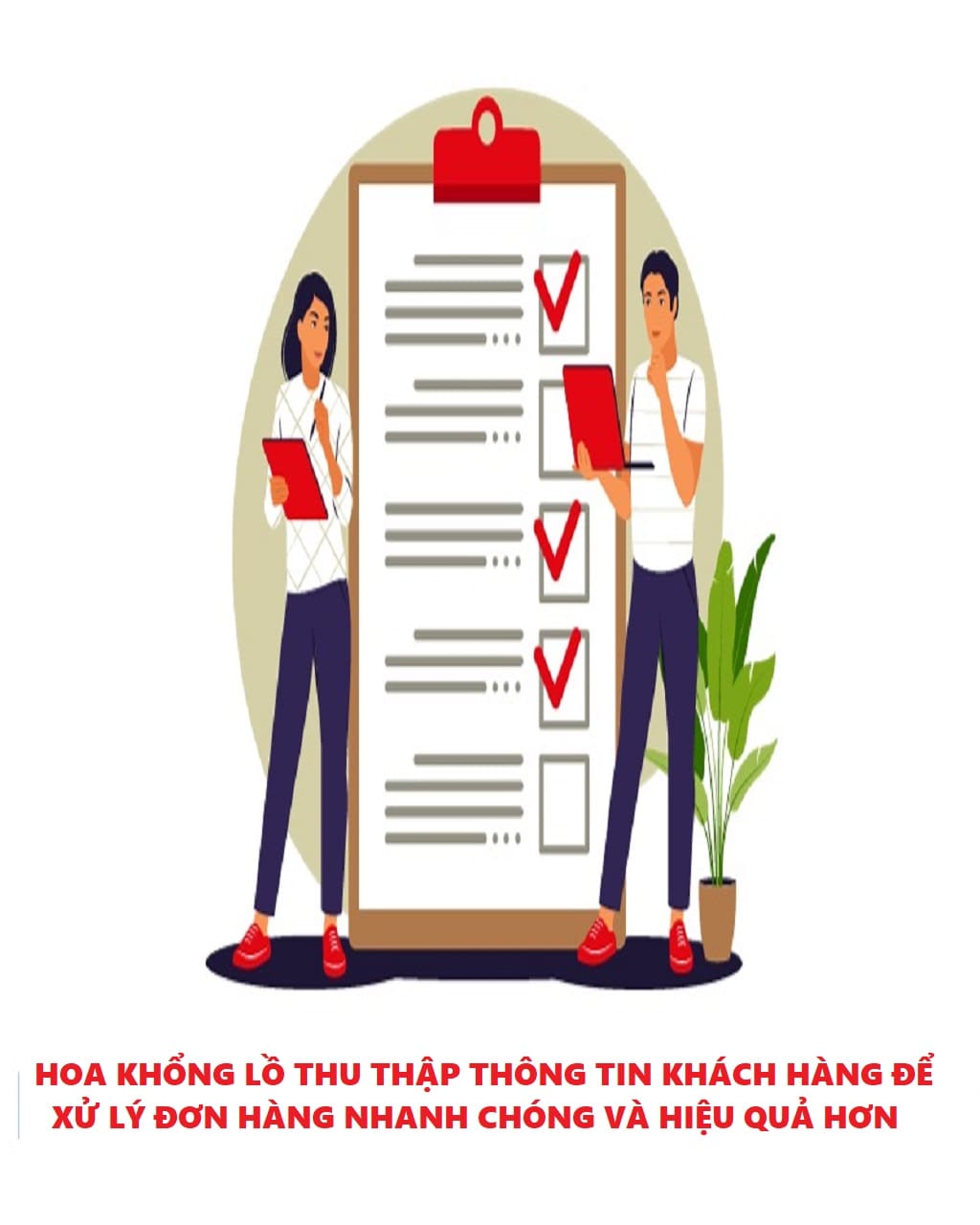 An Tâm Mua Sắm Với Chính Sách Bảo Mật Tại Hoa Khổng Lồ 4 Khách hàng luôn chủ động trong việc chỉnh sửa hoặc yêu cầu xóa thông tin