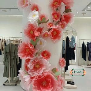 Sét hoa trang trí cửa hàng xh034