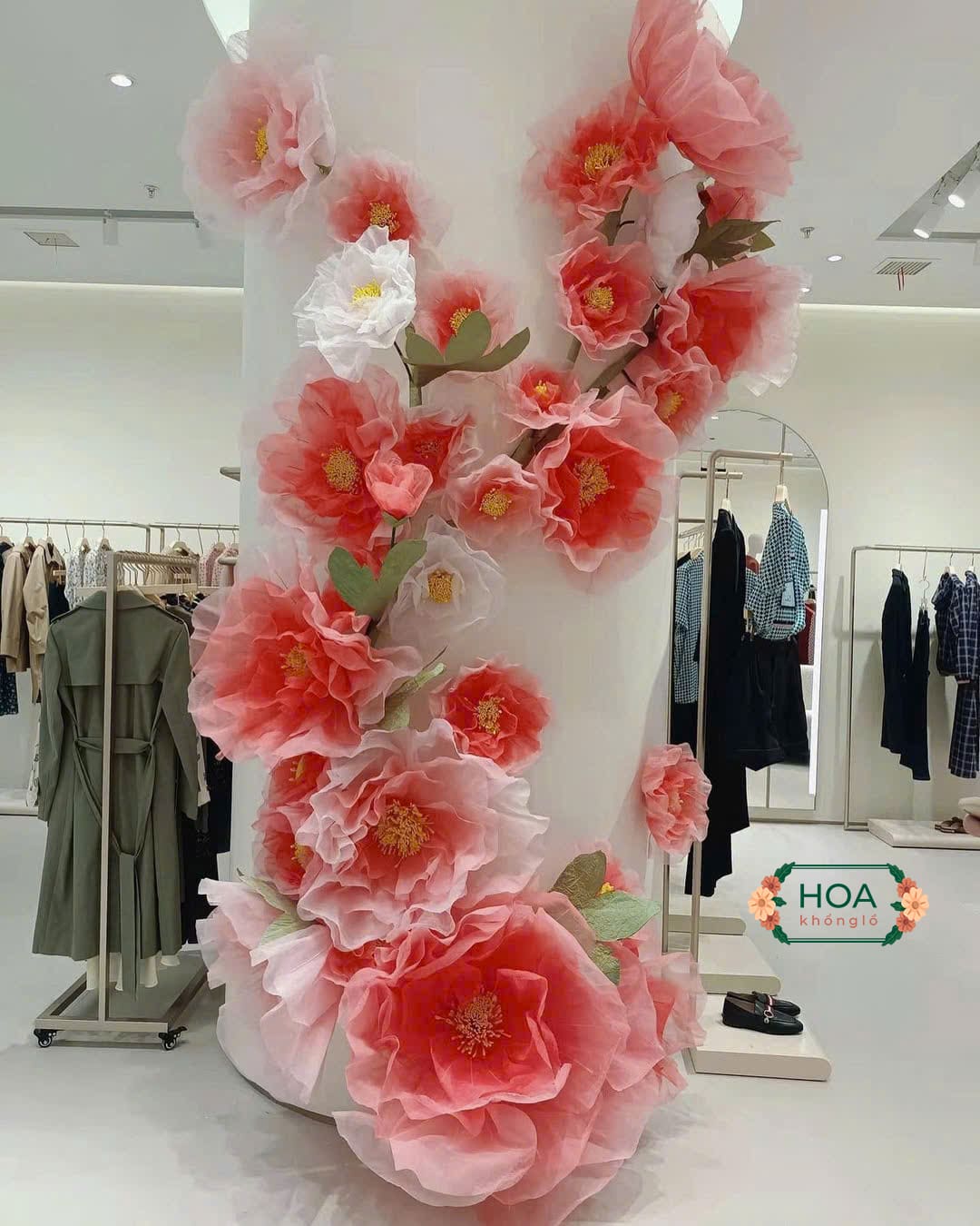 Sét hoa trang trí cửa hàng xh034