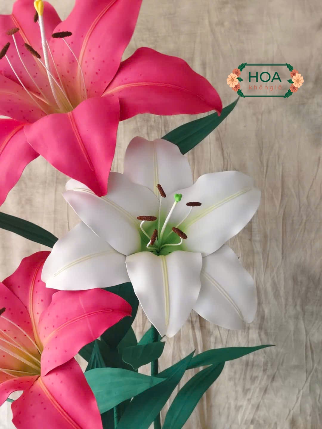 cụm hoa xốp mút xh035 7 cụm hoa xốp mút xh035 - Ảnh 3