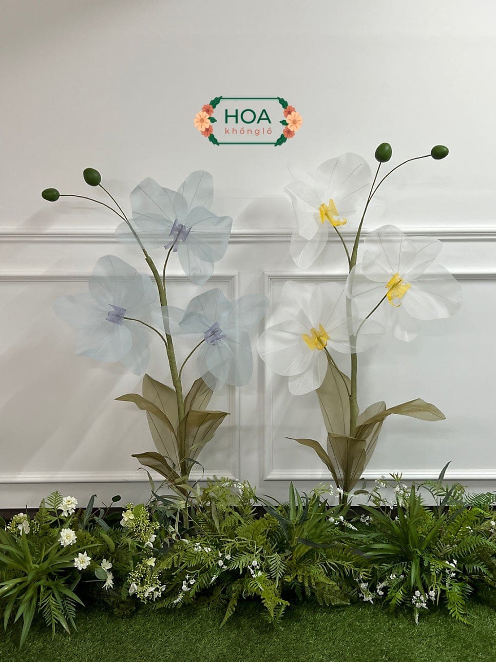 Hoa trang trí tiệc cưới khổng lồ - Ấn tượng sang trọng đẳng cấp 5 Việc lắp đặt và bảo quản sản phẩm được thực hiện khá đơn giản
