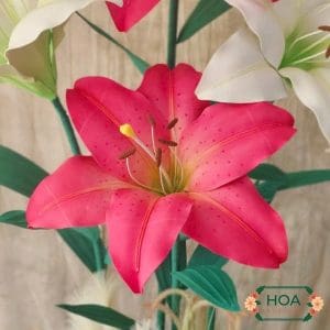 Hoa Ly Khổng Lồ bằng mút xốp XH0102 11 Hoa Ly Khổng Lồ được chế tác thủ công tỉ mỉ