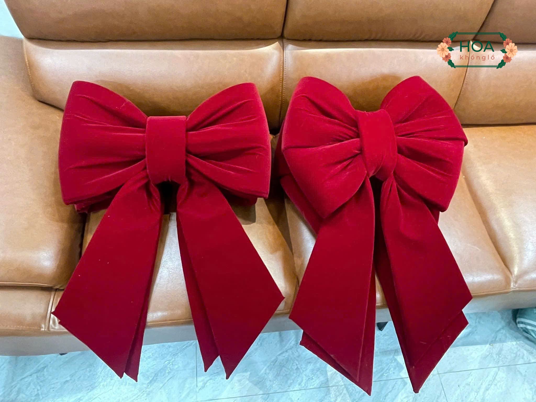 Nơ khổng lồ màu đỏ xh051 trang trí 18 Nơ đỏ khổng lồ biểu tượng của sự trân trọng