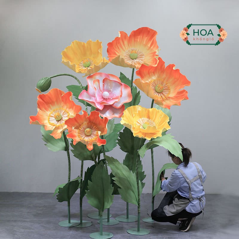 Set 10 Cây Hoa Mút EVA Khổng Lồ 049 14 Set Hoa Xốp Mút EVA Khổng Lồ 049 là lựa chọn hoàn hảo để trang trí sân khấu