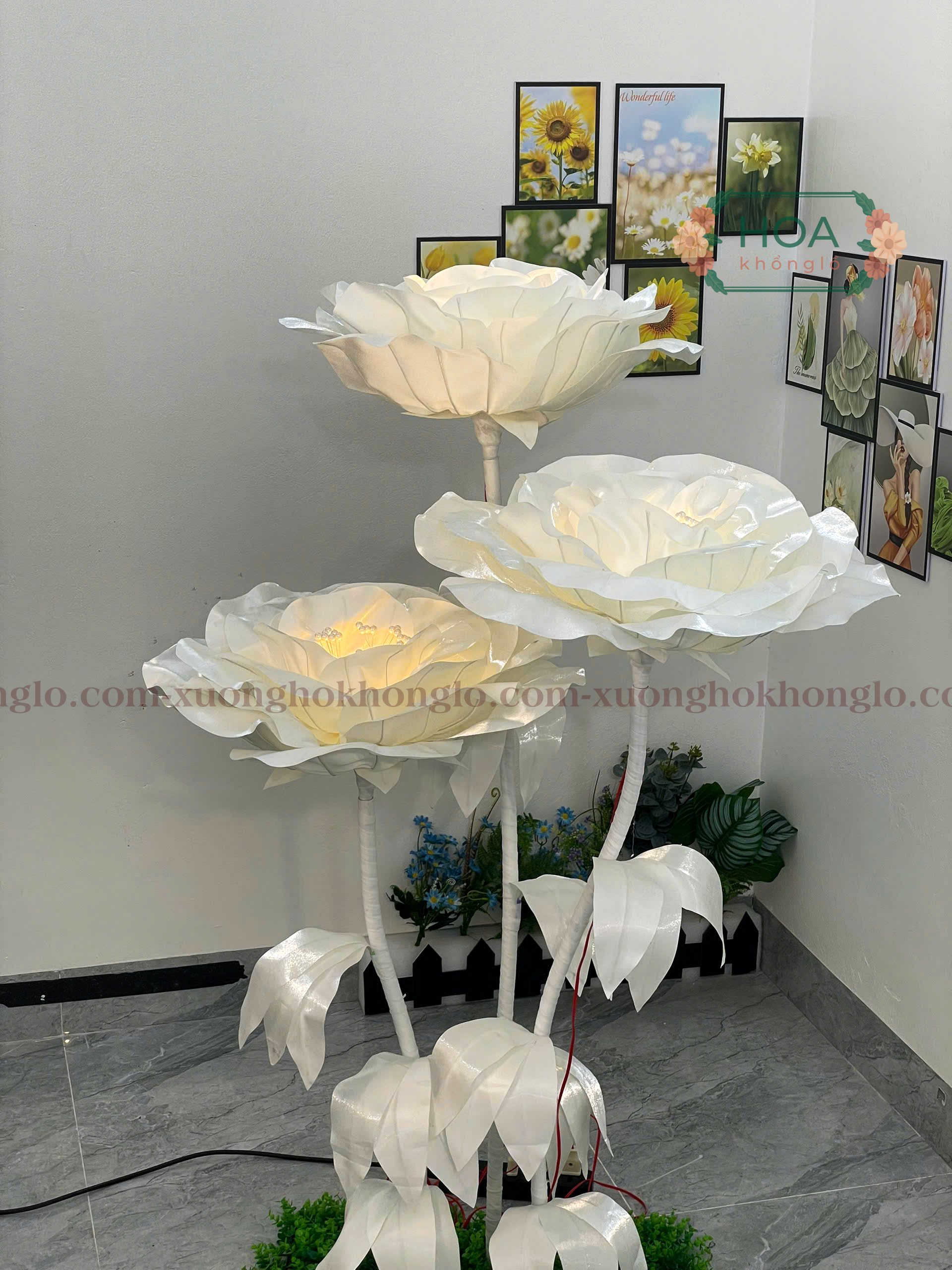 Mẫu Hoa Hồng Thái Khổng Lồ Thủ Công Mới 2026 – Vẻ Đẹp Sang Trọng Đến Từ Hoa Khổng Lồ 17 hoavaitafa200 4 | Xưởng hoa khổng lồ Handmade giá rẻ | Hoa thủ công khổng lồ